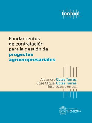 cover image of Fundamentos de contratación para la gestión de proyectos agroempresariales